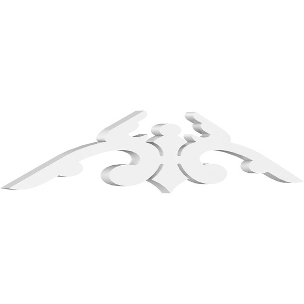 Ekena Millwork Pitch Milton Architectural Grade PVC Gable Pediment, 36"W x 7 1/2"H x 1"P (5/12) GPP036X008X100MIL - main